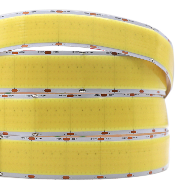 Ultra Bright COB LED Tape Five Row 30mm Wide 1600LEDs/m 24V COB Strip